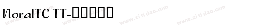 NoraITC TT字体转换